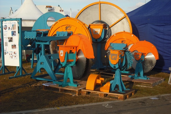 A range of Echidna attachments at Civenex 2010